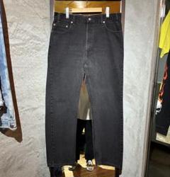 W36 L30 USA製 2002 Levi's 505 ブラックデニムパンツのサムネイル