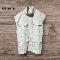 nemne ベージュ ノースリーブジャケット カジュアル sサイズのサムネイル