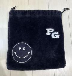 PEARLY GATES ボアシューズ入れ　ネイビー　40cm x 40cm