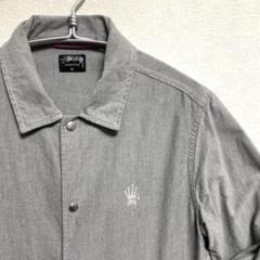最大の割引 美品 ジャケット デニム シャンブレー Stussy 希少王冠ロゴ ジャケット・アウター