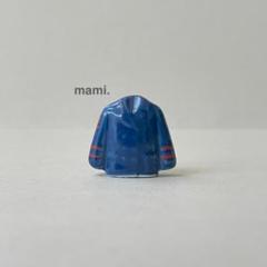 フェーヴ　セーラージャケット　フランス　フェーブ　ミニチュア陶器　f-3391