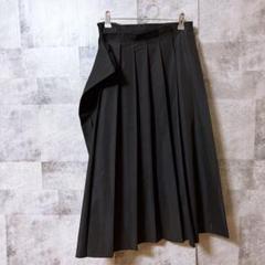 Y'sワイズ ヨウジヤマモト アシンメトリー変形スカート ペンギン パンツ 2黒 Y's BANG ON! 21-22AW プリーツハカマパンツ | HUES 福岡