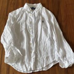 Polo Ralph Lauren ホワイトリネン　長袖シャツ 140