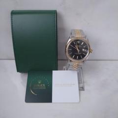 ROLEX Datejust ブラックダイヤル　 正規店OH済