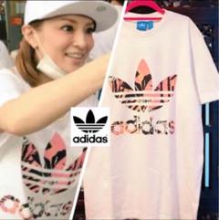アディダス あゆ着用 花柄 Tシャツ ジャージ 和柄 タンクトップ