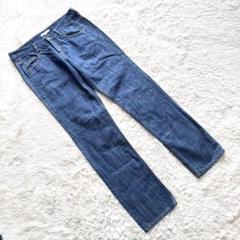 タグ付☆45Rおこめデニムのシャルロットパンツ ホワイト