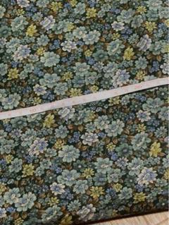 【匿名配送】リバティ風 花柄 グリーン ボタニカル生地 約108×150cm