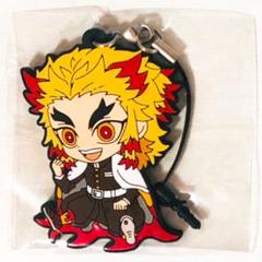 新品★鬼滅の刃【煉獄杏寿郎】ぺたん娘★BOX購入 特典★ストラップ★ラバスト