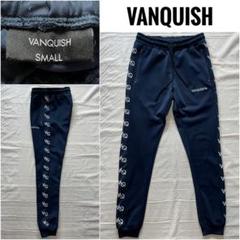 VANQUISH ヴァンキッシュ ジョガーパンツ サイドロゴ ネイビー S