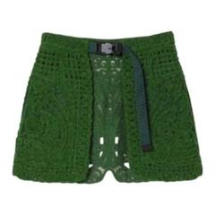 mame kurogouchi コード刺繍　スカート　緑　巻きスカート Mame Kurogouchi(マメ)の通販 - Seltie セルティ