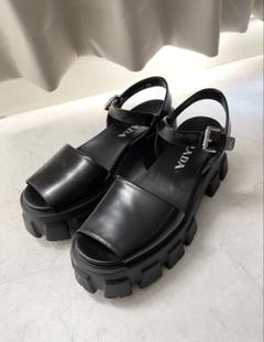 最終お値下　新品未使用　PRADA プラダ　ミュール　38 org.jpg