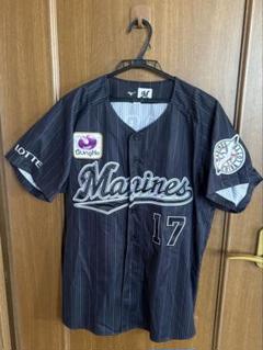 新品　佐々木朗希選手 17番 ビジターユニフォーム M Amazon.co.jp: 千葉ロッテマリーンズ 佐々木朗希 ユニフォーム