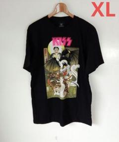 KISS キッス 和柄 妖怪 武者 ロックtee バンドTシャツ(XL)V41