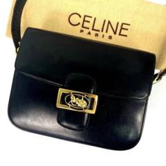 超極美品】CELINE セリーヌ ショルダーバッグ 馬車金具 ボックス