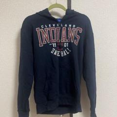 Cleveland Indians フーディー Mサイズ ネイビー