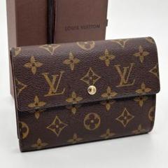 881美品　ルイヴィトン ポルトトレゾール エテュイ シェキエ モノグラム　財布 LOUIS VUITTON ルイヴィトン ポルトトレゾールエテュイ シェキエ