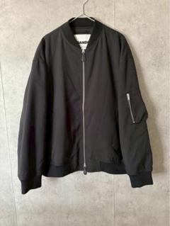 Jil Sander レザー ボンバージャケット | ブラック | FARFETCH JP