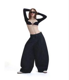 Push push パンツ黒 XL Push push パンツ