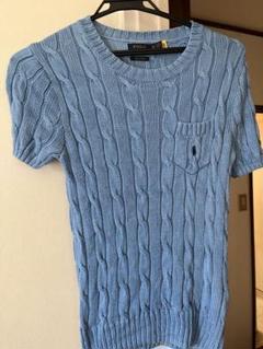 人気♡ラルフローレン ニット半袖セーター　ブルーホース刺繍　オートミールカラー ラルフローレン 半袖ニットのおすすめ人気商品一覧 通販 - Yahoo