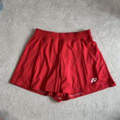 ヨネックス　柄パン赤色　廃盤 楽天市場】yonex ショート パンツ 赤の通販
