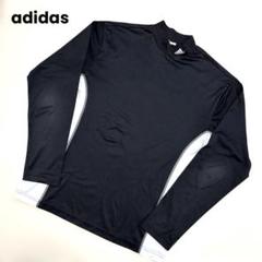 adidas CLIMA 365 ショルダーパッド　シャツ M 黒 adidas Clima365 長袖アンダーシャツ 黒/白 メンズM - メルカリ