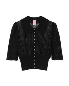 【完売品】FETICO ニット　カーディガン FETICO LACE KNIT MAXI CARDIGAN 24ss 新品の通販 by sana○｜ラクマ