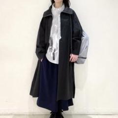 専用【極美品/23ss】Y's　コットン　スタンドカラードレス　ブラック　黒 極美品/23ss】Y's コットン スタンドカラードレス ブラック 黒