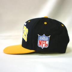 【新品未使用／米国購入】90s復刻 NFLビンテージスティーラーズキャップ