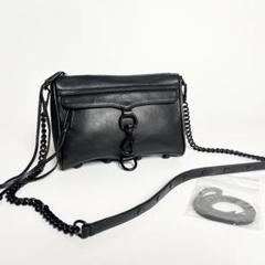 REBECCA MINKOFF チェーンショルダーバッグ ブラック C143