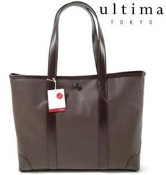 新品未使用✨ultima TOKYO 日本製 トートバッグ A4収納可 ブラウン ultima TOKYO 最大42%☆7/30まで ウルティマトーキョー トート