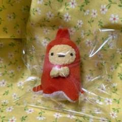 すみっコぐらし てのりぬいぐるみ たこウインナー えびふらいのしっぽ てのりぬいぐるみ（ようこそ！たべものおうこく・えびふらいの