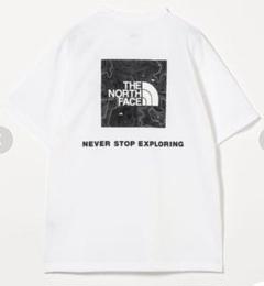 ノースフェイス バックスクエアトラバースロゴTシャツ XL ホワイト
