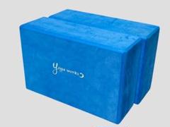 Yoga works ヨガブロック 2個セット 青