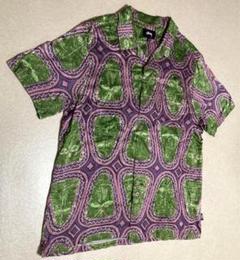 新品・未使用⭐️90s オールドステューシー　アロハシャツ　グレー　S 2025年最新】stussy アロハシャツ 90sの人気アイテム - メルカリ