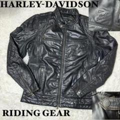 極美品！Hurley Davidson　シングルライダースジャケット　XS　黒 極美品！Hurley Davidson シングルライダースジャケット XS 黒