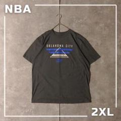 Y2K NBA OKCサンダー Tシャツ 2XL ストリート系 ロゴTシャツ