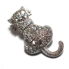 シルバーネックレス ペンダント 猫 子猫 キャット ネコ かわいい