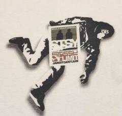 レア90'S OLD STUSSY NYC限定『DEAD MAN』裏コラボＴ