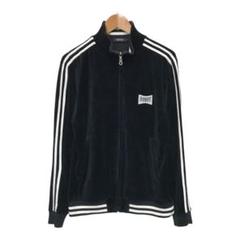 【美品】バーバリーブラックレーベル トラックジャケット ホースロゴ ジャージ 黒 BURBERRY BLACK LABEL - BURBERRY BLACK LABEL ベロア トラック
