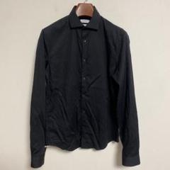 Calvin Klein カルバン・クライン 黒 綿100長袖シャツ サイズ15