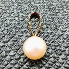 メーカー 美品18金パールブローチ本真珠ペンダントトップよつ葉 アクセサリー