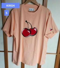 KIRSH チェリープリント Tシャツ 1Sオレンジ新品未使用