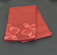 上質 新古品☆ 正絹 袋帯 綴れ 金糸 茶ベージュ 珊瑚色 青 紫 緑 宝相 ...