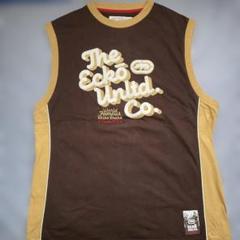 ecko unltd ノースリーブ Tシャツ ダークブラウン 古着