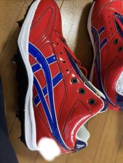 ASICS オーダー野球用シューズ 赤/青/金　　 27.0 ASICS オーダー野球用シューズ 赤/青/金 27.0