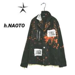 h.NAOTO テーラード ジャケット パンクジャケット ダメージ加工