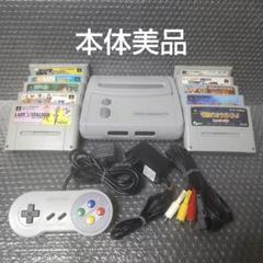専用品【本体美品】スーパーファミコン Jr ジュニア 本体 ソフト 10本セット