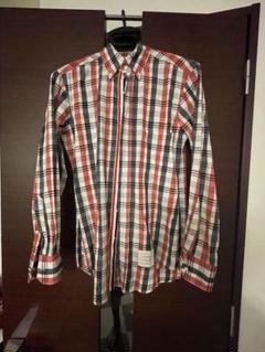 THOM BROWNE チェック柄長袖シャツ SIZE 1