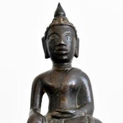 タイ北部15〜16世紀頃ラーンナー美術チェンセン・ファン青銅仏 金銅仏 ブッダ m75687243355_1.jpg?1740140259