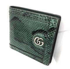 【入手困難】グッチGUCCI シャイニングクロコダイル 折り財布 エメラルド 入手困難】グッチGUCCI シャイニングクロコダイル 折り財布